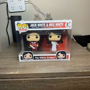 Funko Pop! Rocks The White Stripes Jack White & Meg White 2 Pack New In Package